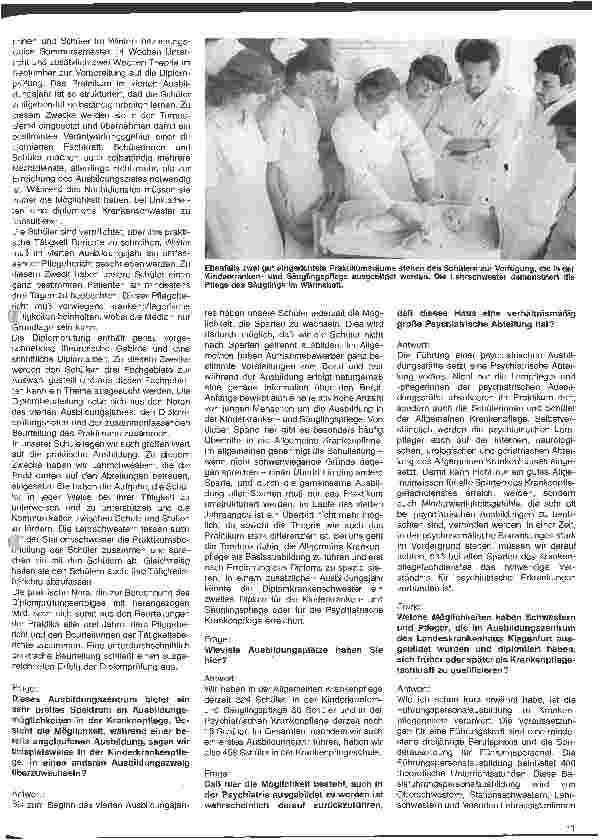 Vorschauseite 3: Das Allgemeine österreichische Landeskrankenhaus in Klagenfurt/Kärnten und sein Ausbildungszentrum - Interview mit E. Pribernig