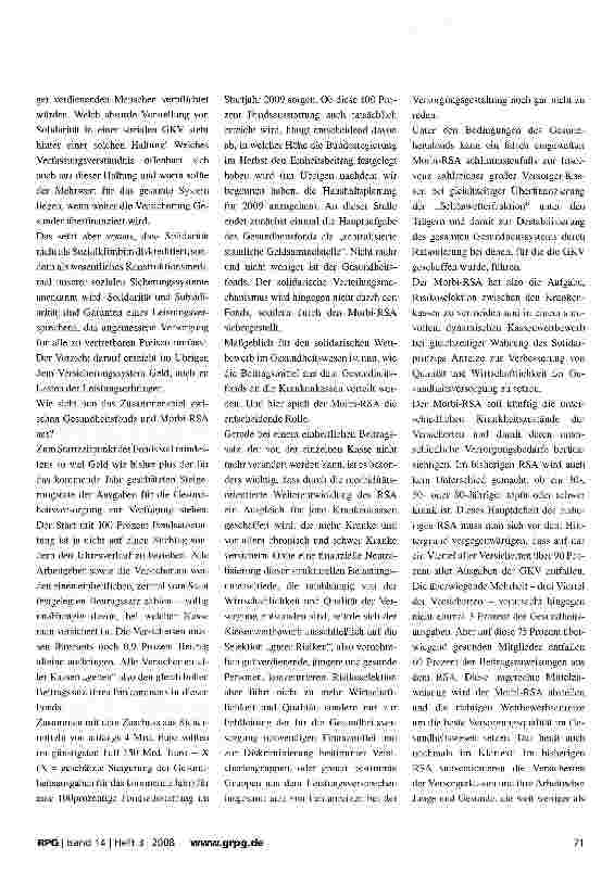 Vorschauseite 2: Sind Gesundheitsfonds und Morbi-RSA siamesische Zwillinge?