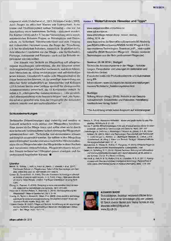 Vorschauseite 3: Technische Assistenzen in der (palliativen) Pflege