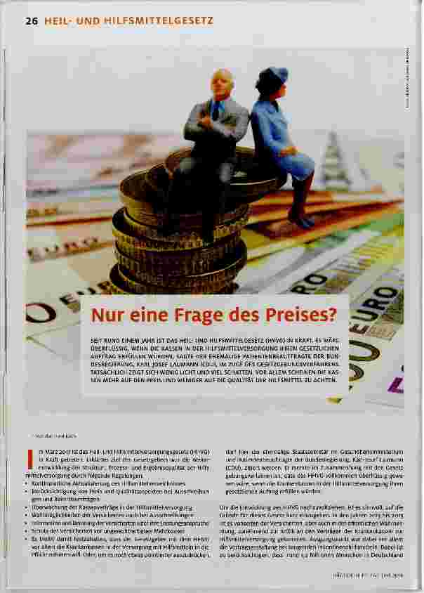 Vorschauseite 1: Nur eine Frage des Preises?