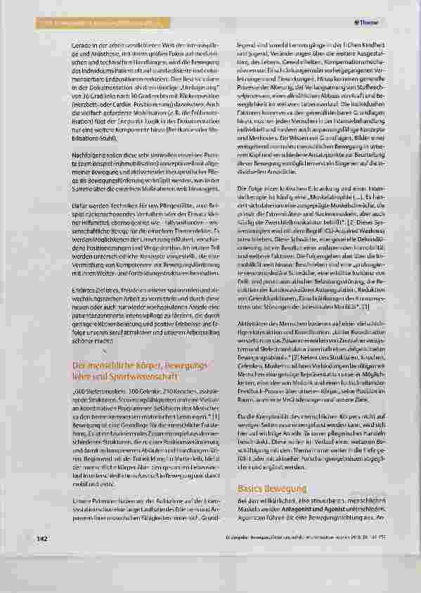 Vorschauseite 2: Bewegungsförderung auf der Intensivstation