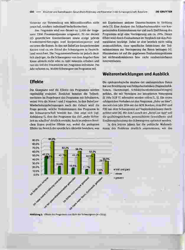 Vorschauseite 2: Gesundheitsförderung und Prävention in der Schwangerschaft: BabyCare