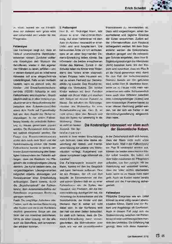 Vorschauseite 3: CareNet: Ein CM-Projekt mit Zukunft