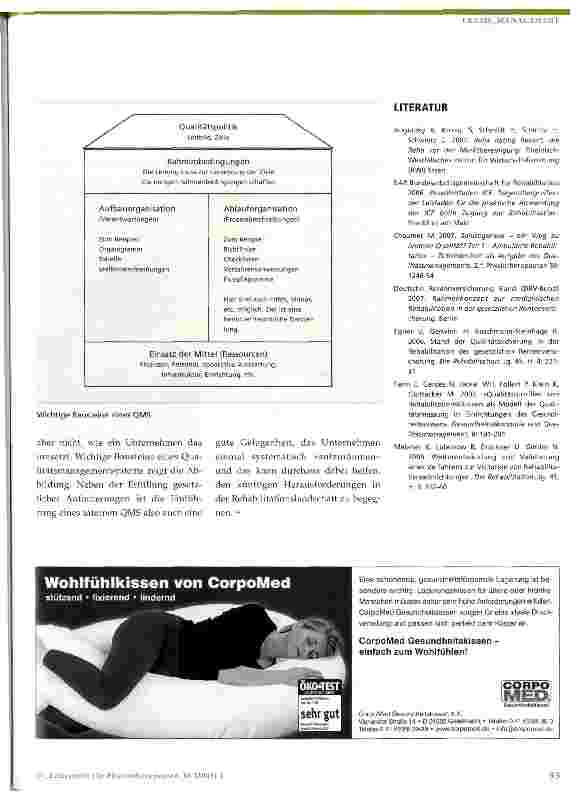 Vorschauseite 3: Qualitätsmanagement in der medizinischen Rehabilitation