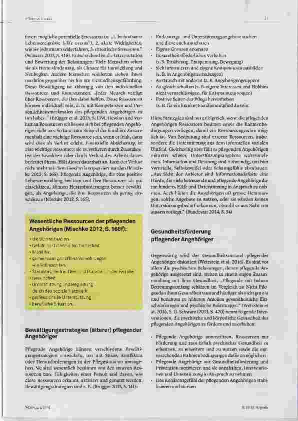 Vorschauseite 3: Krankheit bewältigen und Ressourcen fordern!