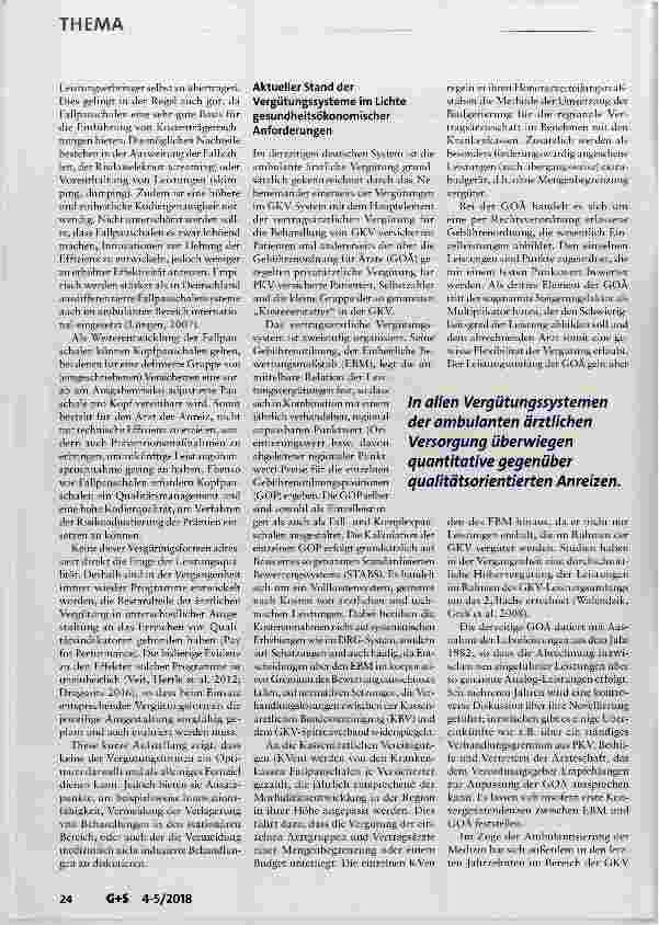 Vorschauseite 3: Ökonomische Fundierung des Vergütungssystems oder „Ökonomisierung“ der Medizin