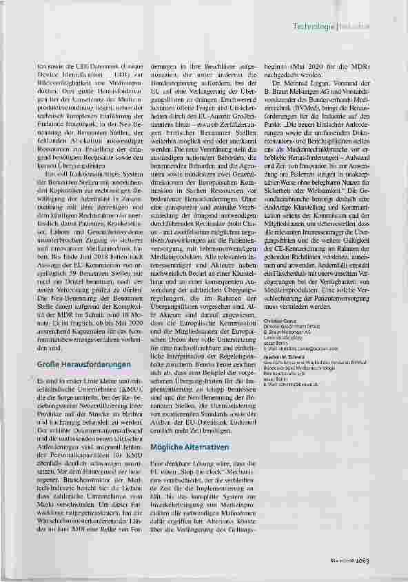 Vorschauseite 2: Die Zeit wird knapp