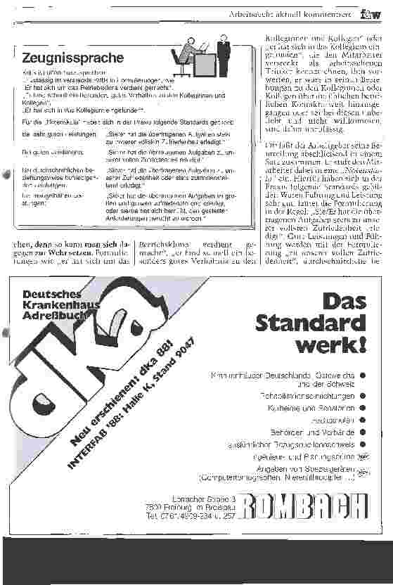Vorschauseite 3: Das Arbeitszeugnis II