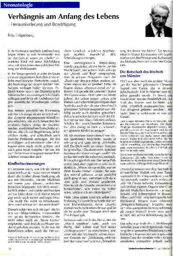 Vorschauseite 1: Verhängnis am Anfang des Lebens Herausforderung und Bewältigung