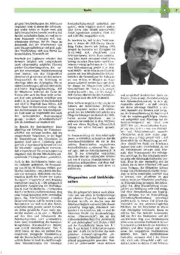 Vorschauseite 4: Arbeitsrecht, auf dem Weg wohin?