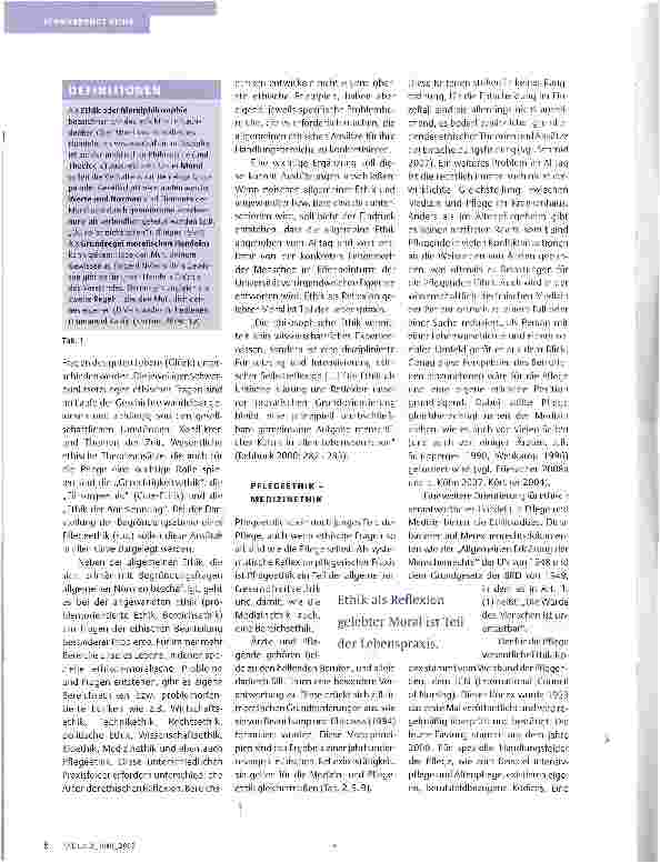 Vorschauseite 3: DIE WÜRDE DES MENSCHEN IST UNANTASTBAR