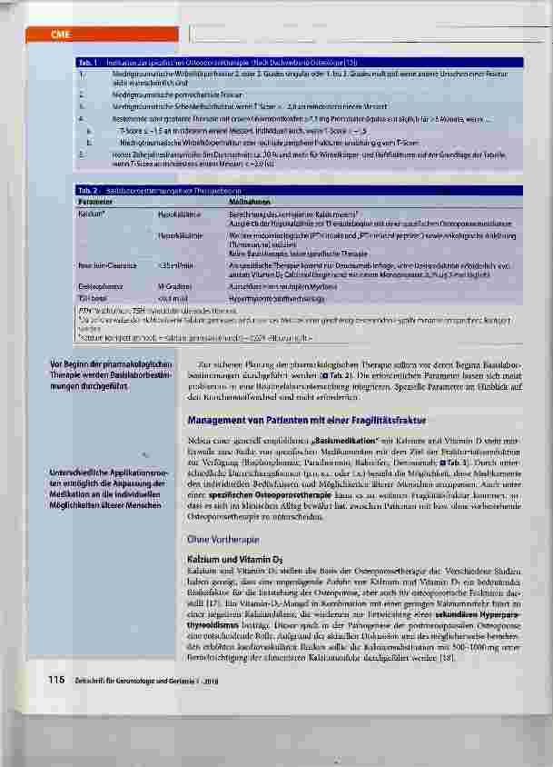 Vorschauseite 4: Management der Ostéoporose nach Fragilitätsfrakturen