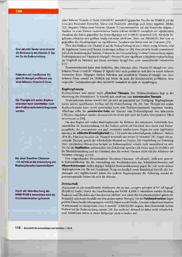 Vorschauseite 6: Management der Ostéoporose nach Fragilitätsfrakturen