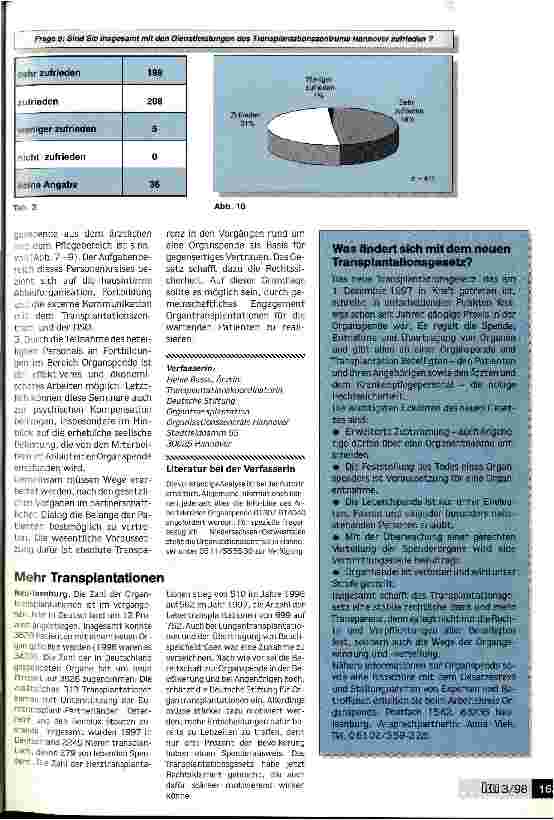 Vorschauseite 5: Organspende im Versorgungskrankenhaus - Zusatzkosten, Zusatzarbeit, Zusatzbelastung? Ergebnisse einer Krankenhausbefragung in Niedersachsen und Ostwestfallen