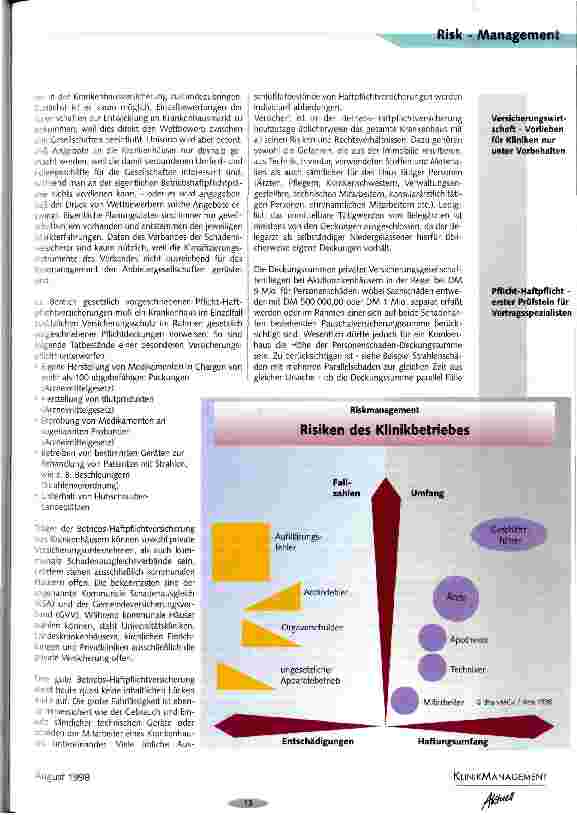 Vorschauseite 2: Risk-Management - ein Schlagwort oder Handlungszenario?