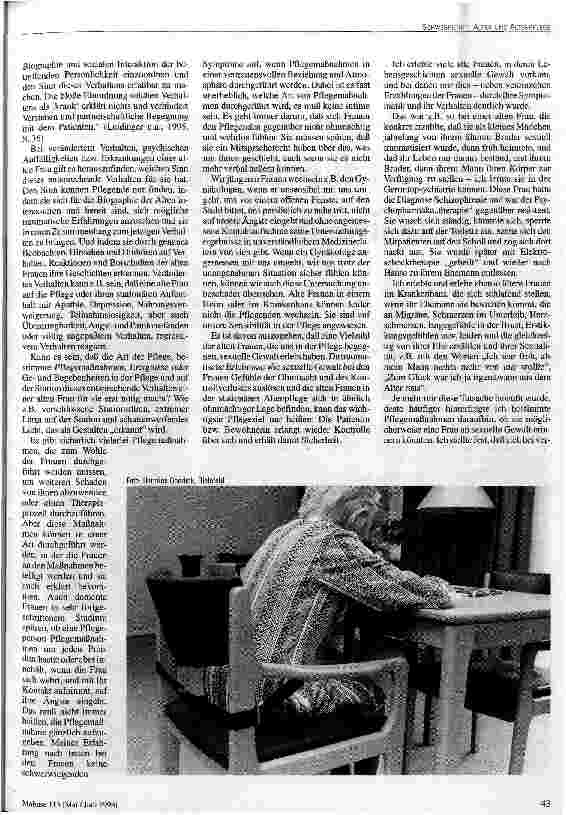 Vorschauseite 4: Erfahrungen sexueller Gewalt in der Lebensgeschichte alter Frauen (K)ein Thema in der stationären Altenarbeit?
