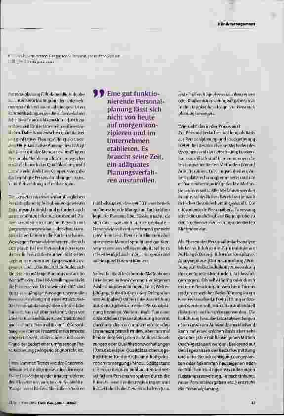 Vorschauseite 2: Gut geplant ist halb gewonnen