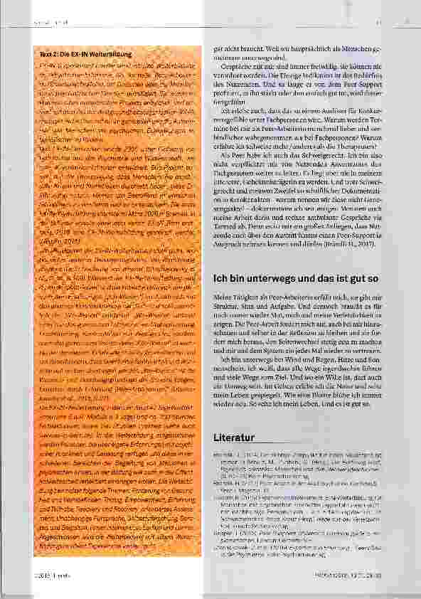 Vorschauseite 3: Wie ich Genesungsbegleiterin wurde