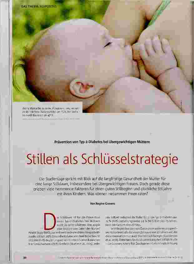 Vorschauseite 1: Stillen als Schlüsselstrategie