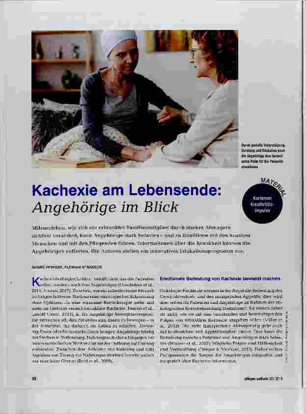 Vorschauseite 1: Angehörige im Blick