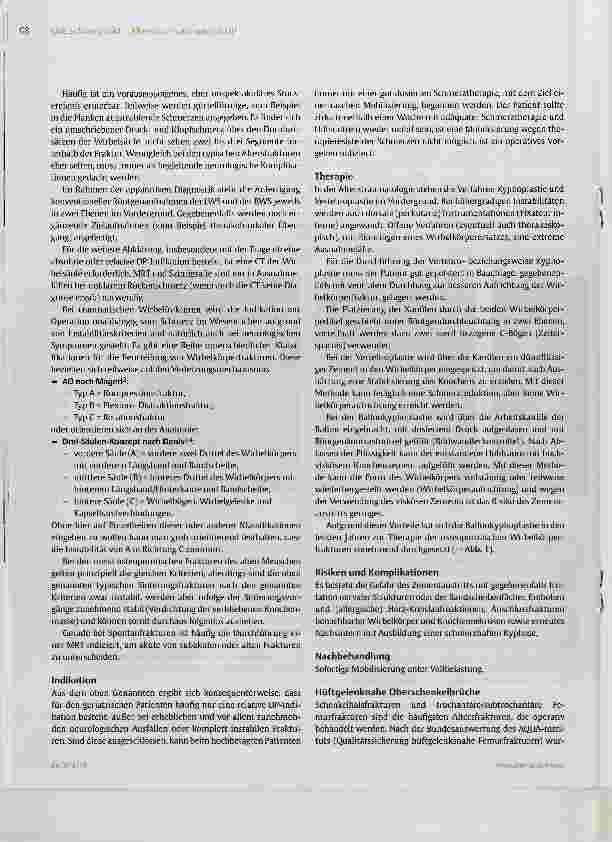 Vorschauseite 2: Frakturen der Wirbelkörper, der Oberschenkel und des Beckenrings