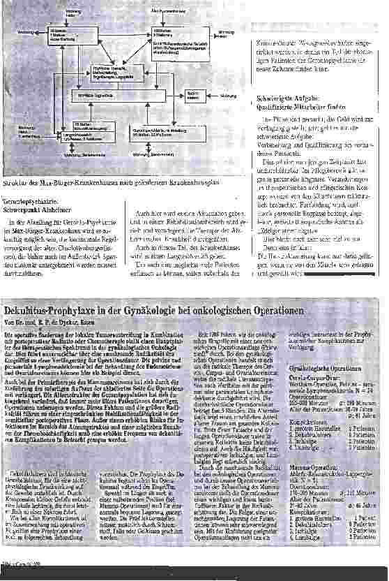 Vorschauseite 1: Dekubitus-Prophylaxe in der Gynäkologie bei onkologischen Operationen