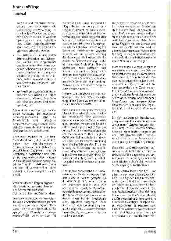 Vorschauseite 4: Schmerztherapie bei Schwerkranken und Sterbenden