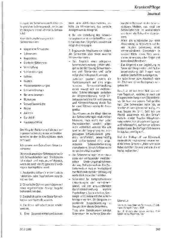 Vorschauseite 5: Schmerztherapie bei Schwerkranken und Sterbenden