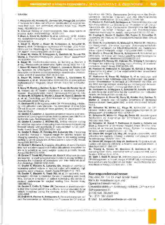 Vorschauseite 3: Glossar perioperativer Prozesszeiten und Kennzahlen