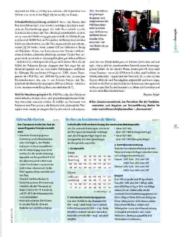 Vorschauseite 2: Assessment: PILE-Test Die Hebeleistung messen
