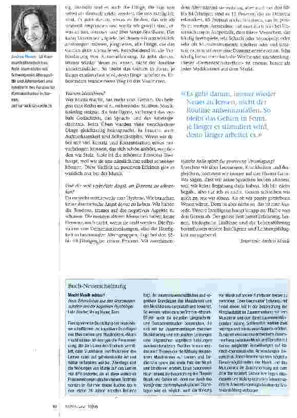 Vorschauseite 3: Geistig fit bleiben bedeutet lebenslang lernen