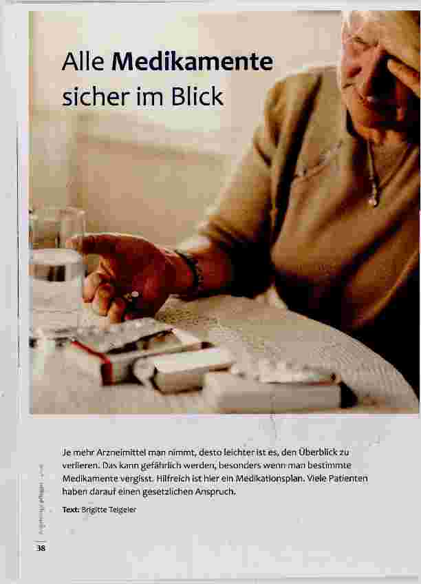 Vorschauseite 1: Alle Medikamente sicher im Blick