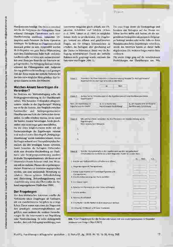 Vorschauseite 2: Handtherapie alltagsnaher gestalten