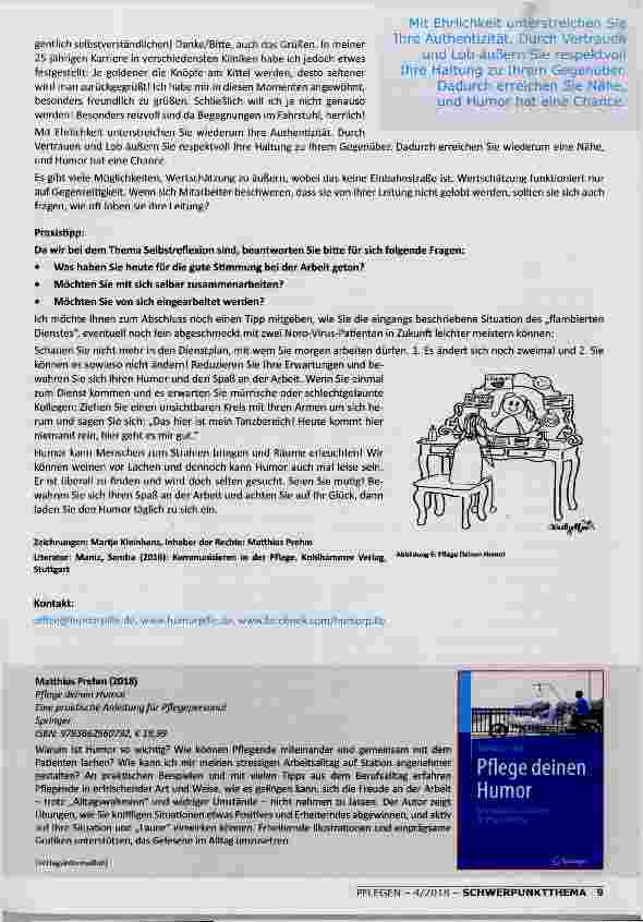 Vorschauseite 4: PFLEGE DEINEN HUMOR