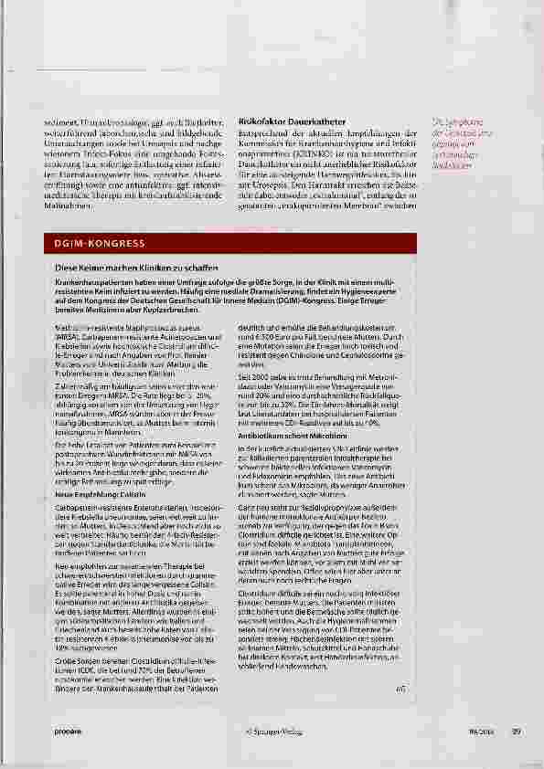 Vorschauseite 3: Infektionen im Harntrakt