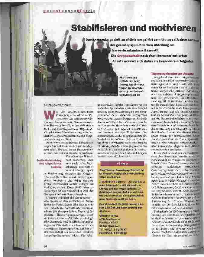 Vorschauseite 1: Stabilisieren und Motivieren
