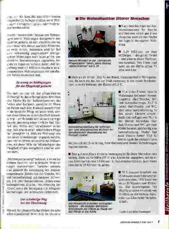 Vorschauseite 2: Die pflege-leichte Wohnung