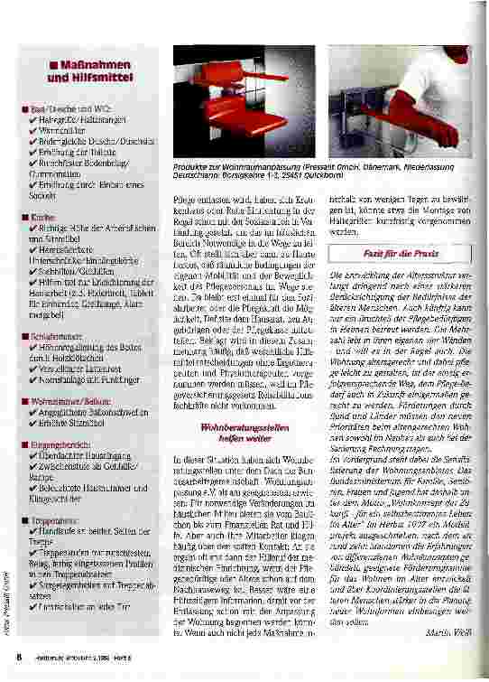 Vorschauseite 3: Die pflege-leichte Wohnung