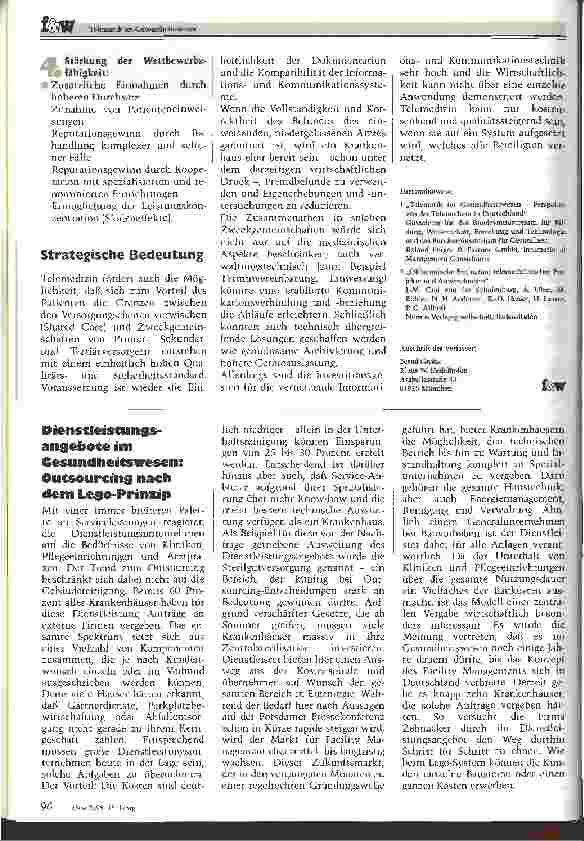 Vorschauseite 5: Telematik im Gesundheitswesen