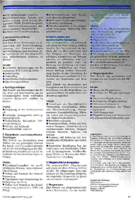 Vorschauseite 4: Ein Konzept zur Orientierung und bundesweiten Vereinheitlichung