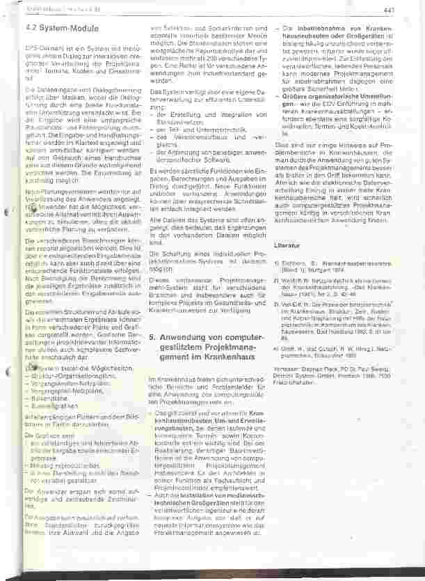 Vorschauseite 4: Projektmanagement für Krankenhausplanung undbetriebsführung