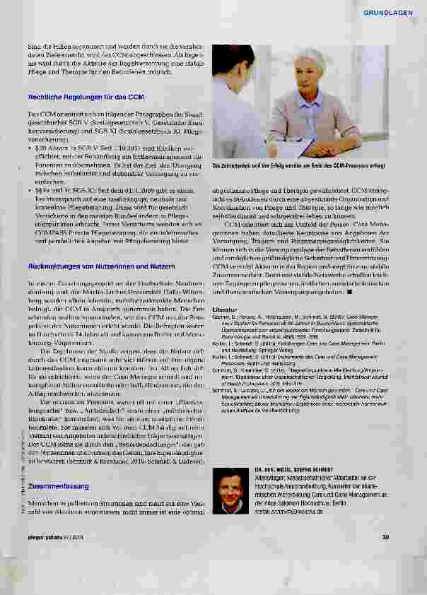 Vorschauseite 3: Hilfe im Behandlungsdschungel Care und Case Management