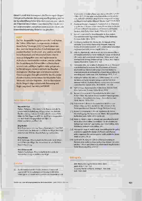 Vorschauseite 5: Vom Aktionsprogramm über die Bundesinitiative zur Bundesstiftung Frühe Hilfen