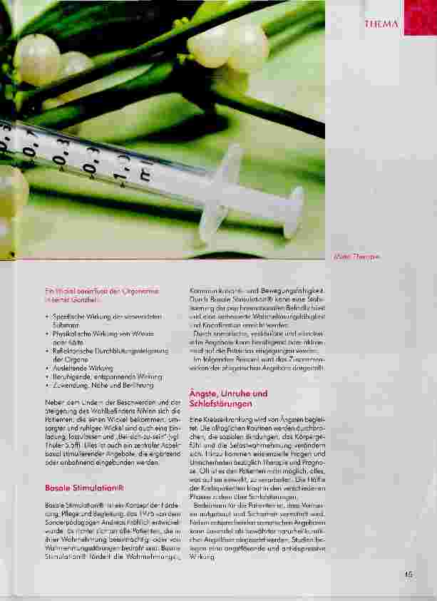 Vorschauseite 3: NATURHEILKUNDE Integrative Onkologie