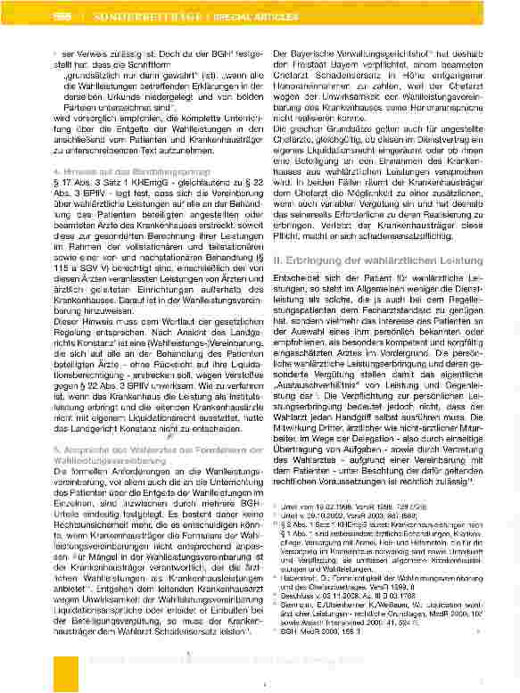 Vorschauseite 3: Wahlleistungen - Update