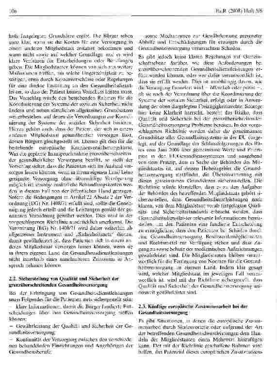 Vorschauseite 4: Mitteilung der Kommission Ein Gemeinschaftsrahmen für die Ausübung der Patientenrechte in der grenzüberschreitenden Gesundheitsversorgung