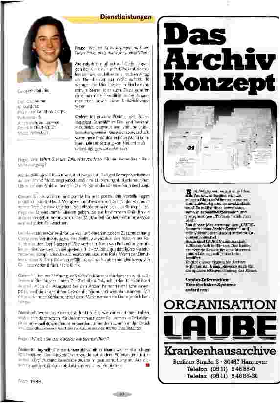 Vorschauseite 4: Fünf Jahre Perfusionsservice Innovation oder Risiko?