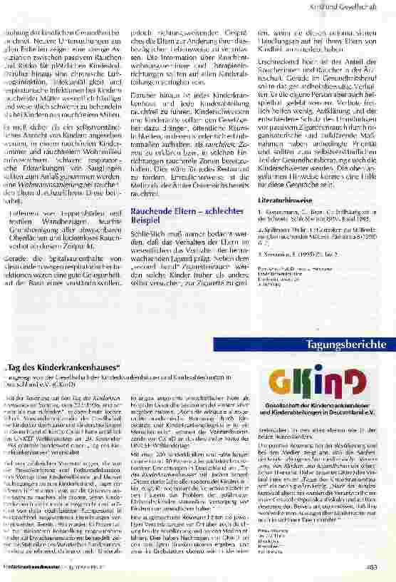 Vorschauseite 2: Beratung von rauchenden Müttern