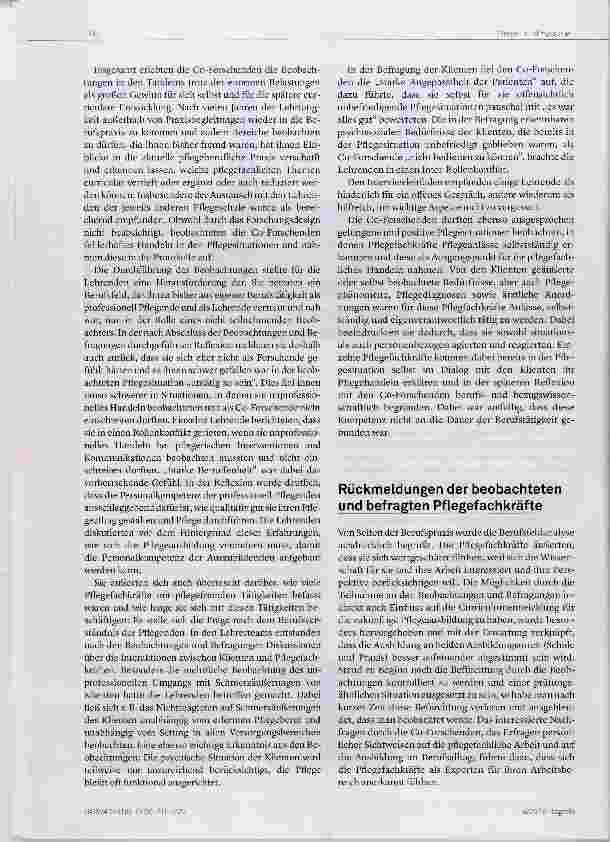 Vorschauseite 4: Ein Curriculum für die generalistische Pflegeausbildung