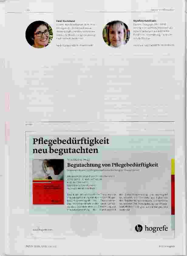 Vorschauseite 6: Ein Curriculum für die generalistische Pflegeausbildung
